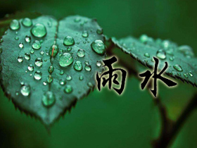 雨水節氣祝福語
